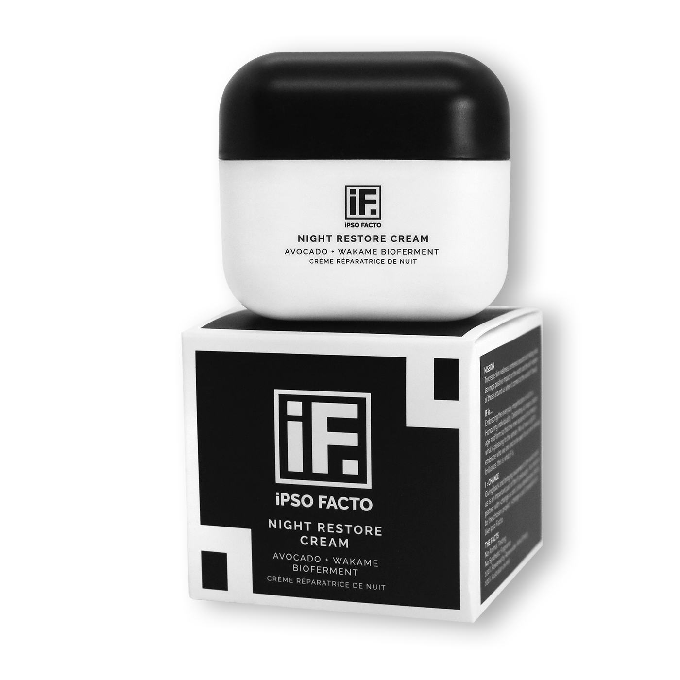 Night Restore Cream Avocado + Wakame Bioferment.           #Updated Formula now including Ceramide Complex# IF Beauty Australia