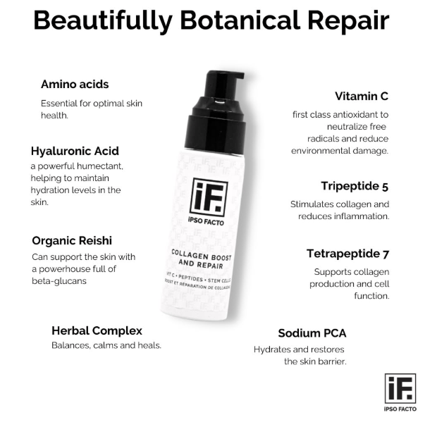 Collagen Boost and Repair Vitamin C + Peptides + Stem Cells IF Beauty Australia